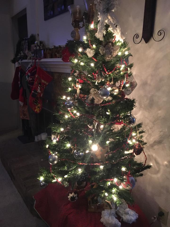 peace joy christmas tree