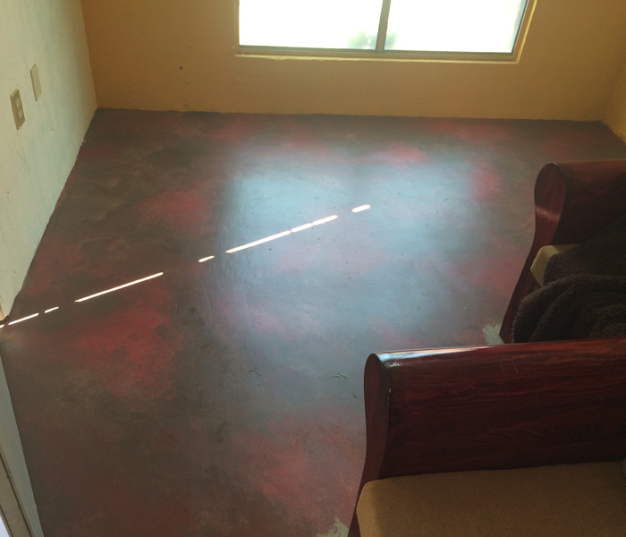 Paintstaining Concrete Floors Part 2 Jessie's Journal