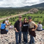 With Amanda and Joe at Teotihuacan